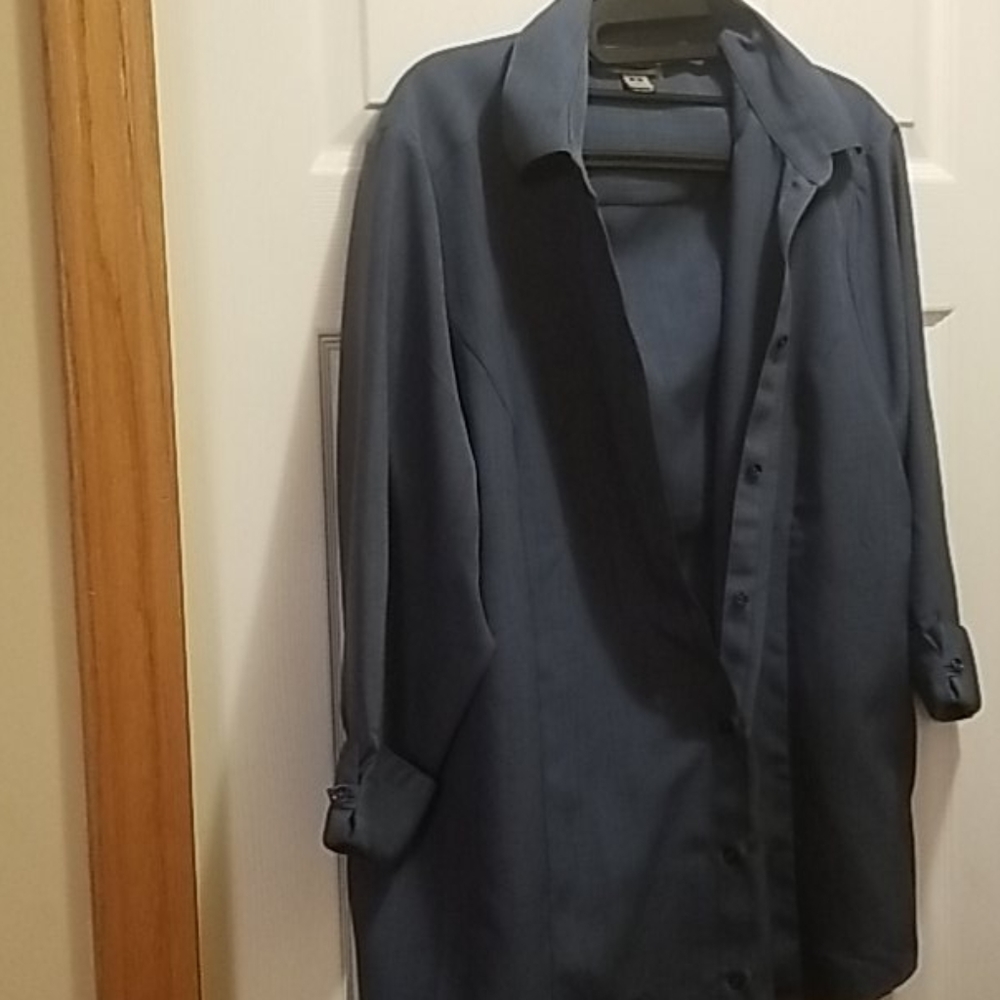 Blue work shirt